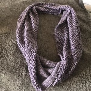 Purple infinity scarf